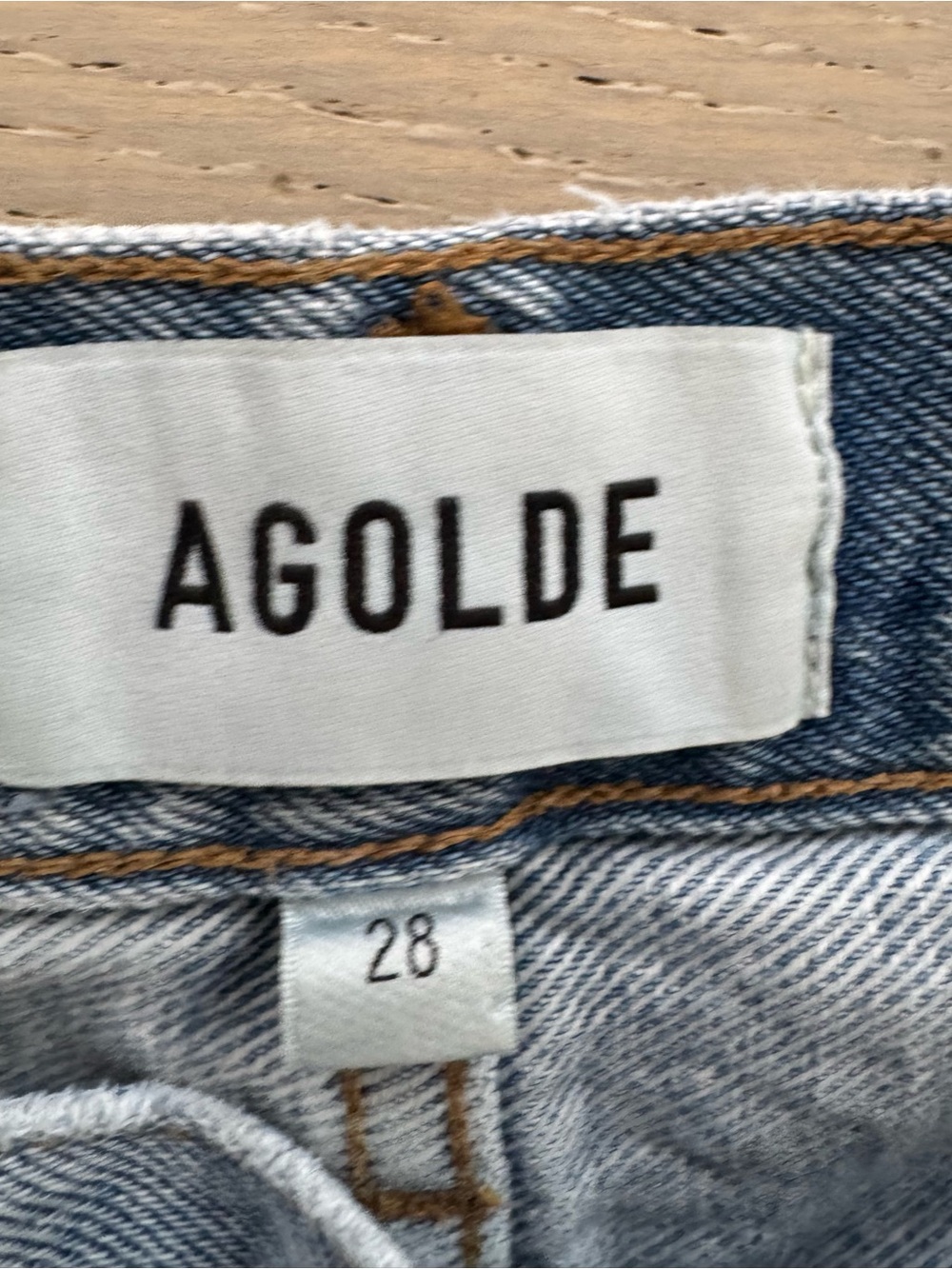 Agolde Low Curve Jeans barrel wide leg Size 28 In Force - Picture 12 of 12